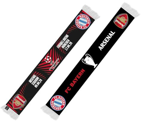 FC Bayern München | Schal CL-Viertelfinale FC Arsenal 23-24| Mehrfarbig