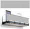 MuchoWow© Balkon Sichtschutz Einseitig 75x300 cm Groß PVC Terrassen Garten Windschutz ohne Bohren Wetterfest für Zaun Terrasse Sichtschutzmatte Outdoor Deko Muster - Schwarz - Weiß