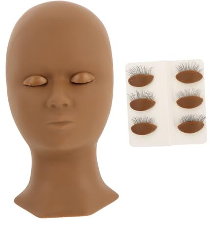 MERRYHAPY Mannequin Head for Wigs Eyelash Extensions Eyelash Extension Practicing Kit for Cosmetology Students