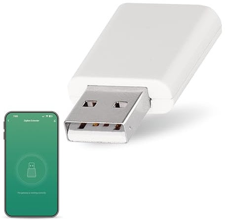 EMOS GoSmart Mini ZigBee Amplificador de Señal, Smart Home USB Extensor 3.0 Compatible Con Tuya, Smart Life, Hub Requerido
