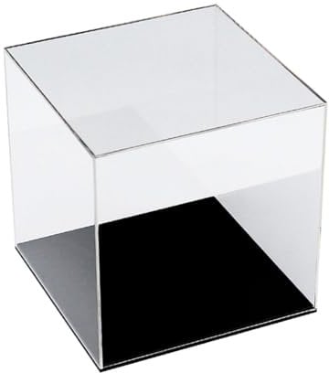 XLIHAWY Kunststoff-Aufbewahrungsbox, Stapelbar, Spielzeug-Geschenke, Organizer-Behälter, Zusammenbau Erforderlich, Acryl-Vitrine Für Modellautos(18 x 14 x 25 cm)