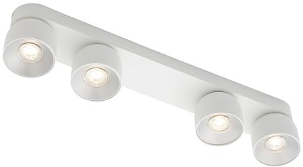 Deckenleuchte Pitcher in Weiß GU10 4-flammig