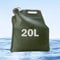 LIANTIAN Benzinkanister, tragbarer Faltbarer Ölsack mit abnehmbarem Ölrohr, Gassack-Brennstoffblase, geeignet für den Transport von Flüssigbenzin(Army Green,38 * 31 * 41)