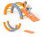 Struttura per arrampicata per bambinii, scaletta da arrampicata treppiede in plastica per bambini, set di gioco Montessori per intern (Frame di arrampicata ad arco + skateboard)