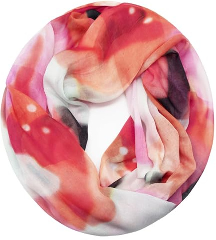 Loop Schal Damen, leichter Sommerschal aus 100 % Viskose, Farbverlauf