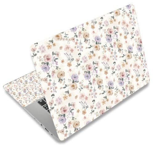 AORTDES Adesivo Protettivo Riusabile per Sticker Skin Laptop Netbook da 11,6 13 13,3 14 15 15,6 Pollici Skin Sticker e Cover Decal chromebook giardino It-NEK-49
