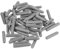sourcing map 100pcs Rubber End Caps Protective Caps 1.5mm ID Vinyl PVC Round Tube Bolt Cap Cover Screw Thread Protectors Light Grey