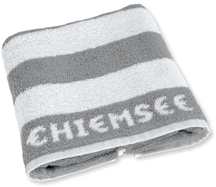 Chiemsee Jacquard-Saunatuch, Farbe Silber, Größe 80x200 cm