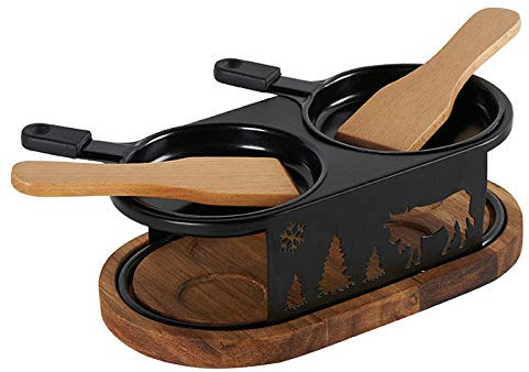 Country Casa Mini set raclette à la bougie double