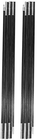 Jinyi Zeltstützstange, 4M Fiberglas Camping Zeltmaststangen Außenstützstangen Markisenrahmen-Kit, tragbare Zeltstangen Ersatzzubehör, Leichtgewicht