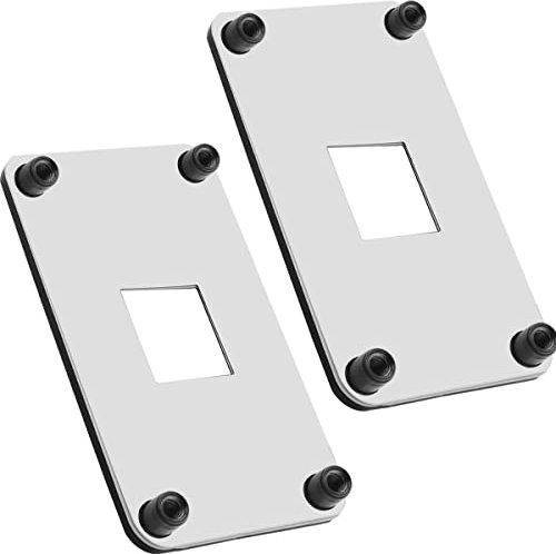 Xiatiaosann AM4 Backplate CPU Heatsink Bracket Backplane Socket Retention Mounting Backplane for Hook-Type Air-Cooled or Partially Water-Cooled Radiators for AMD AM4, 2 PCS