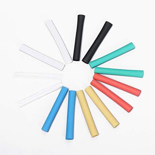 14PCS Protector Heat Shrink Tube Kit-Wire Repair Saver Insulation Electrical Colored Assorted Cover for Phone Charger Cable USB Cord