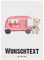 Mr. & Mrs. Panda Personalisierte Postkarte Camper - Personalisierte Geschenke, Wohnmobil, Campingplatz, Grußkarte mit Wunschtext, Sportler,