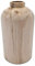 Petit vase en bois naturel - 21 cm - Décoration de table et de fenêtre pour plantes artificielles et herbe de la pampa