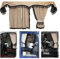 LKW Gardinen Cab Curtain Vorhang für Actros MP5 und MP4, beige-schwarz
