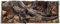 WYSKONT Aquarium Rückwand 3D Zakynthos - Aquarium Hintergrund - Aquarium Zubehoer - Hintergrund - Aquarium Deko - 117x54 cm für Aquarium 120x60 cm - braune Farbe - Aquarium Groß