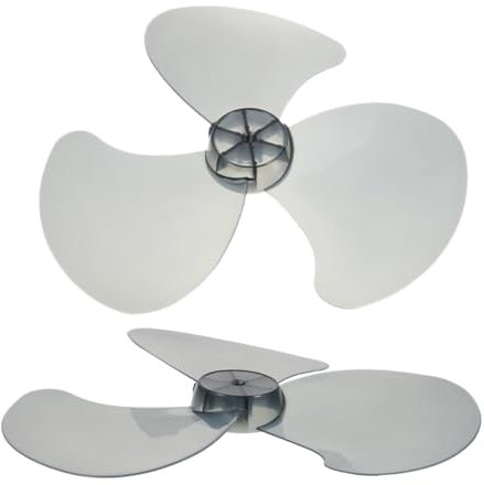 HONMEET 2stücke Ventilatorblätter Kunststoff Ersatzteile Für Standventilatoren Langlebig Und Einfach Zu Montieren Einsetzbar Für Haushaltsventilatoren