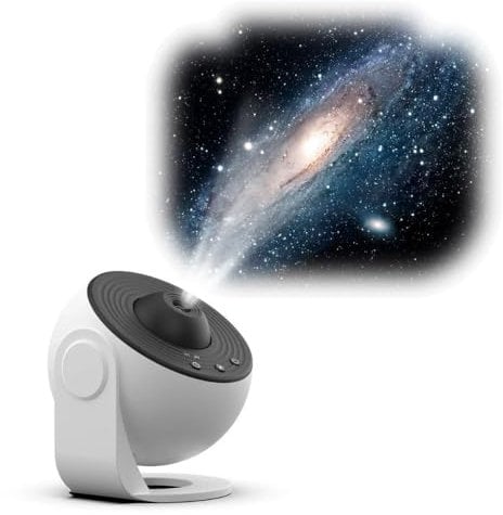 Star Projector, Planetarium Starry Sky Projector with 12 Planetary Discs, Galaxy Projector, LED Night Light for Bedroom, Ceiling Projector, Gift for Kids, Adults, Christmas