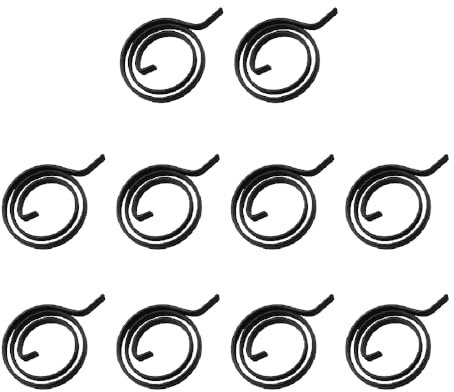 Lot de 10 ressorts de poignée de porte, kit de réparation de ressort de poignée de porte à bobine 2,5 tours, ressort de réparation universel pour poignée de porte intérieure