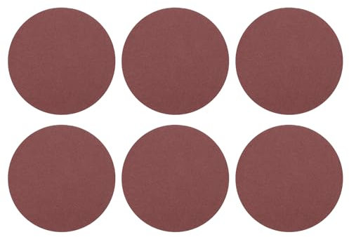 sourcing map 15 Pcs 200mm 8 Inch Sanding Disc 100 Grit Hook and Loop Sandpaper Random Orbital Sander Pads for Woodworking Automotive Metal