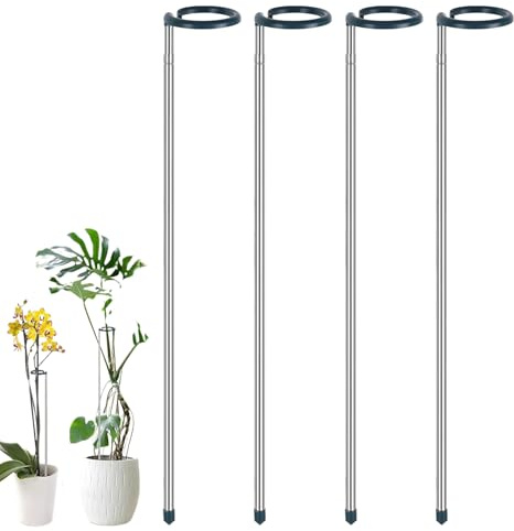Pflanzstäbe – ausziehbarer Monstera-Pfahl, wetterbeständig, wiederverwendbar, Gartengeräte für Gemüse, Ranken, Tomaten, Blumen, Monstera, Ringelblumen