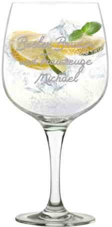 Jessis Geschenkeschmiede Gestalten Sie Ihr Ginglas, Gin Tonic Glas, Spritz-Glas, Cocktailglas individuell