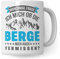 Pagma Druck Wandern Geschenk, Berge Tasse lustig, Kaffeetasse Wanderung Bergsteigen Berggehen Spruch, Mountains Kaffeebecher für Wanderer & Bergsteiger, Berg Gebirge Alpen Becher