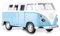 TGRCM-CZ Modèle de Voiture de Bus à l'échelle 1/36, en Alliage de Zinc pour Enfants, véhicules à Tirer, Camion pour Tout-Petits, garçons, Filles, Cadeau (Bleu)