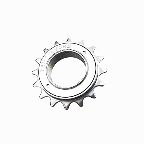 MEGHNA Einzelgeschwindigkeit Fahrradfreilauf 16 Zähne Schwungrad 1/2 x 1/8 Kompatibles Eine Geschwindigkeit Ersatzzubehör