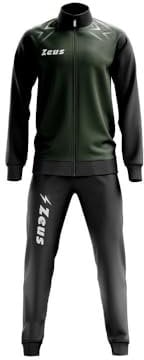 ZEUS TUTA EASY NERO-VERDE MILITARE L