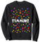 Stimmung Konfetti Silvester Karneval Kostüm Fasching lustig Sweatshirt