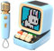 Divoom Ditoo-Mic Karaoke Bluetooth Speaker with Bluetooth Microphone with Customisable Pixel Display-Gift Boxed (Blue)