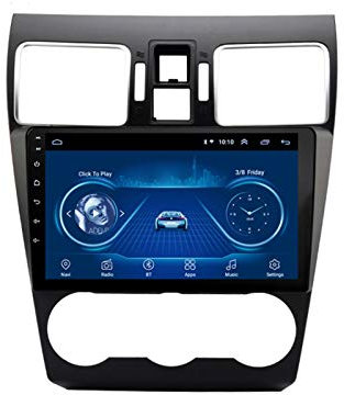 NUGIX Auto Multimedia Player Android 9.1 Auto Navigation System 9 Zoll Touchscreen Autoradio für Subaru Forester 2016-2018 Unterstützt Bluetooth/Multimedia,4G+64G-Quad-core