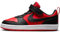 NIKE Court Borough Low RECRAFT (PS), Sneaker, University Red Black White, 30 EU