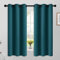 Yakamok Blackout Curtains for Bedroom 2 Panels Set 63 Inch Length Thermal Insulated Room Darkening Dark Black Out Drapery Grommet Window Treatments Drapes for Living Room,42x63, Dark Teal