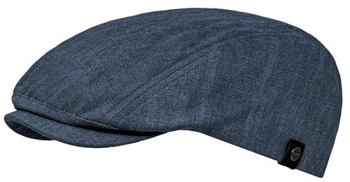 WEROR Herren Schiebermütze Flatcap Schirmmütze Cap Mütze WEROR-416.1 (59-60, Marine)