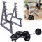 Squat Rack Stifthalter, einzigartiger Schreibtisch-Stift-Mini-Organizer, lustiger Gewichtheber-Stift-Schreibtisch-Halter mit Langhanteln und Gewichten, Aufbewahrung, Heimschreibtisch, dekoratives