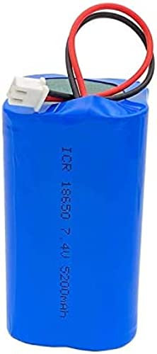 Batterie Au Lithium 7,4 V 18650, Batterie Rechargeable 3600 Mah / 5200 Mah Haut-Parleur Carte De Protection + Prise Xh-2p 3600mAh,5200mAh