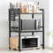 Microwave Shelf Stand, Microwave Rack Extendable Over Microwave Stand Countertop
