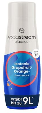 SodaStream Sirup Isotonic, 1x Flasche ergibt 9 Liter Fertiggetränk, Sekundenschnell zubereitet und immer frisch, 440 ml