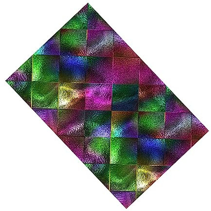 FUNOMOCYA 1 Pc Cellophane Decalcomania Per Finestra in Gotico Decalcomania Della Finestra Di Pellicola Per Vetri Opaca Pvc 3d Pellicola Di Copertura Macchina