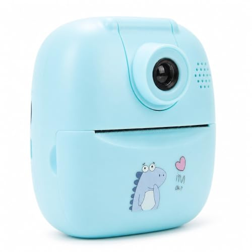 Sofortbildkamera für Kinder, Digitalkamera für Kinder, 1080P 44 MP Videokamera, Tragbarer Thermodrucker, Taschenbilddrucker, Weihnachtsgeburtstagsgeschenke für Jungen und Mädchen