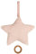 Baby's Only - Sternförmige Spieluhr fur Babyzimmer - Twinkle, Twinkle Little Star - 22x21 cm - Baby Spieluhr - Für Mädchen - Peach