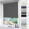 Magiea Verdunklungsrollo ohne & mit Bohren Klemmfix, Dunkelgrau B55 x H120 cm (Stoffbreite 50 cm), Klemmrollo Thermorollo, Innenrollo für Sonnen- und Sichtschutz, Rollos für Fenster & Tür