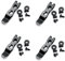 Universal Mantel/Holster 2 Loch Clip Edelstahl Holster Gürtelclip K Clip für Outdoor