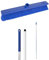 Robert Scott Stiff Washable Broom Head 45cm and 125cm Hygiene Handle for Indoor and Outdoor Sweeping (Yellow)