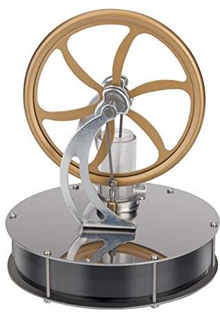 Funwetrike Niedertemperatur Stirlingmotor Modell, Dampf Wärme Generator Maschine Bildungs Modell, Geburtstag, Neujahrsgeschenk, Wissenschaft Bildung Modell Bausatz (Kit Version)