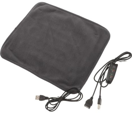 MERRYHAPY USB Heizmatte Für Haustiere Verstellbare Elektrische Wärmedecke Für Katzen Hunde Und Kleintiere Mit Temperaturregelung Tiefgrau Perfekt Für Drinnen Und Draußen