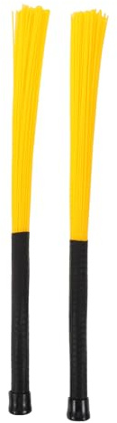 WHAMVOX Jazz Drum Brushes Nylon Waveform Percussion Zubehör Gelb Tragbar Präzise Schlagzeuger Geschenk Cajon Kit