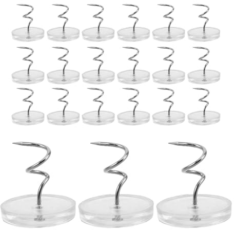 minkissy 100 Pcs Large Upholstery Twist Pins Sofa Nail Furniture Covers Holders Bedskirt Fasteners for Home Bedding Slipcovers and Armrest Cushion Stabilizers